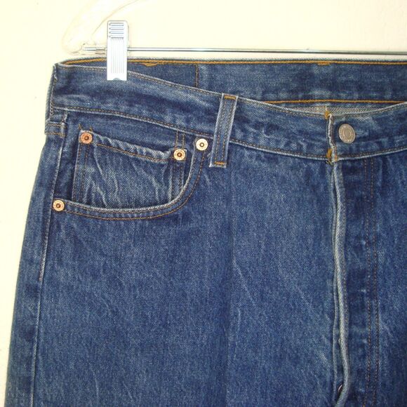 Vintage 1996 Levi’s 501xx Shrink to Fit Denim Jeans Made in USA - Picture 11 of 13